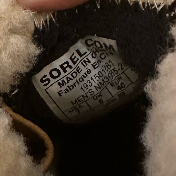 NWOB Sorel Men's Caribou Storm WP Boot - Rain and Wind - Waterproof - Buff, 7 - Picture 14 of 14